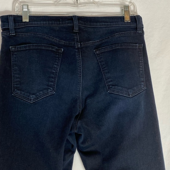 J Brand Alana High Rise Crop Skinny Jeans size 31 zip front zip ankle dark wash - Picture 11 of 16